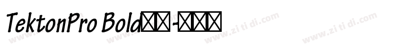 TektonPro Bold字体字体转换